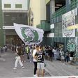 Adeptos do Sporting já fazem a festa em Alvalade