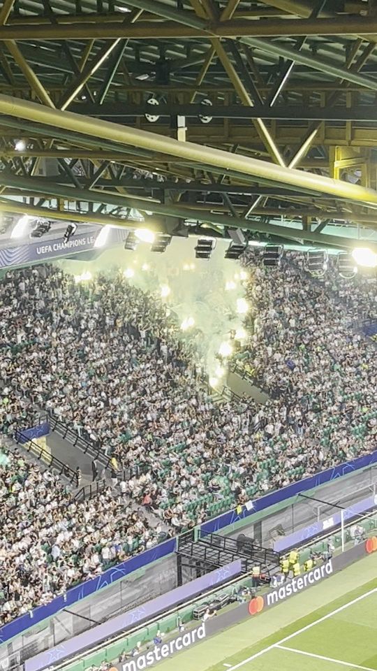 Pirotecnia volta a aparecer em Alvalade