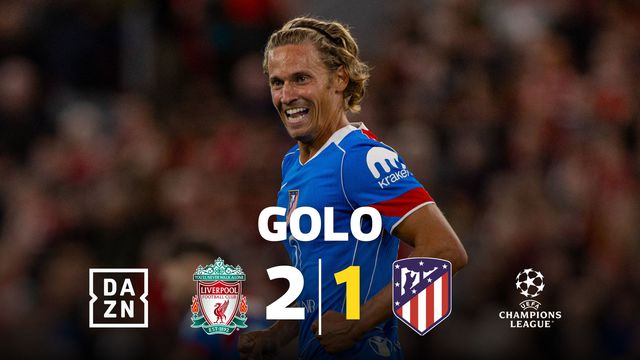 Llorente devolve esperança ao Atlético Madrid em cima do intervalo