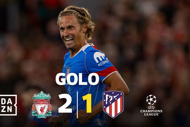 Llorente devolve esperança ao Atlético Madrid em cima do intervalo