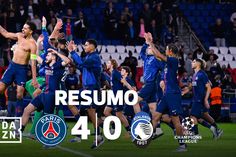 Goleada do PSG à Atalanta teve sotaque português (resumo)