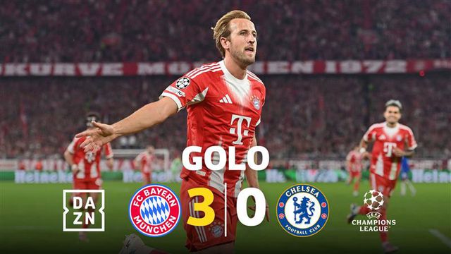 E a defesa do Chelsea insiste em continuar a dar brindes a Kane!