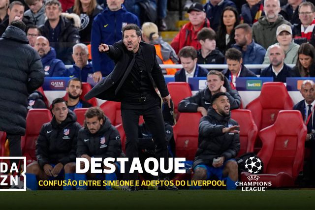 Ui! A coisa ficou muito feia entre Simeone e os adeptos do Liverpool