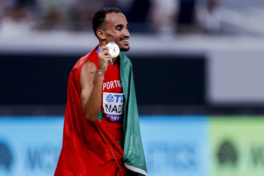 Nader voa! Ouro mundial em Tóquio