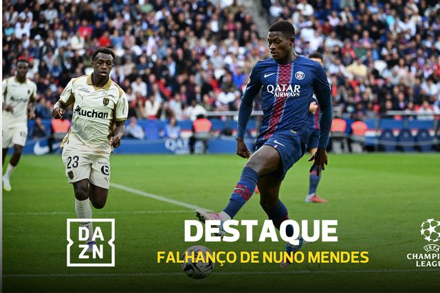 Incrível: receção de Nuno Mendes é de outro mundo... já o remate