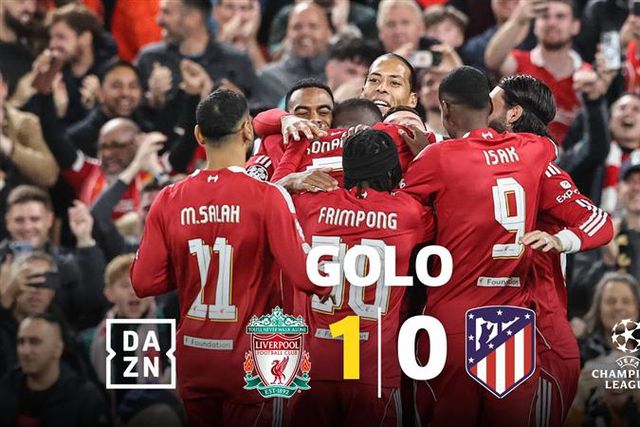 Salah podia dizer que golo foi estudado, mas o sorriso denuncia-o