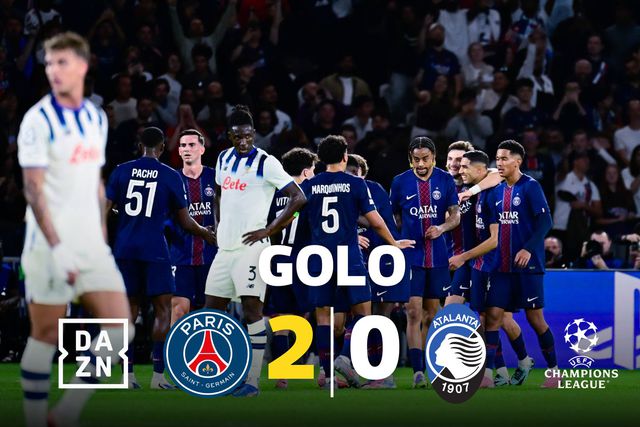 Golaço 'à Champions': Kvaratskhelia espalha magia no Parque dos Príncipes