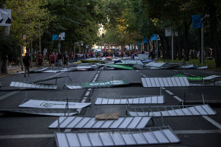 Última etapa da Volta a Espanha neutralizada devido a manifestações pró-Palestina