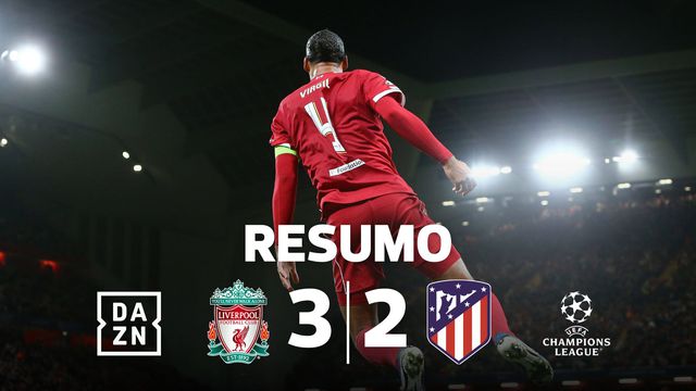 Parecia um passeio, acabou em sufoco, mas com vitória do Liverpool sobre o At. Madrid