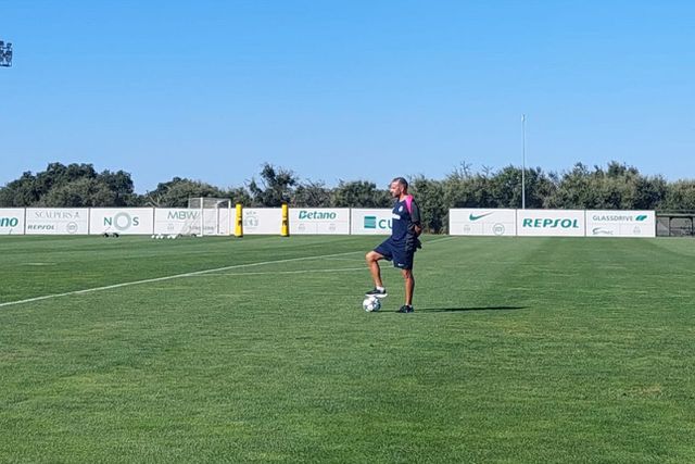 Treino de recuperação no Sporting sem boas notícias