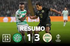 Atenção, Benfica: Celtic surpreendido em Glasgow pelo Ferencváros (resumo)