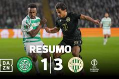 Atenção, Benfica: Celtic surpreendido em Glasgow pelo Ferencváros (resumo)