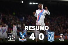 Crystal Palace humilha Lech Poznan na estreia na Liga Europa (resumo)