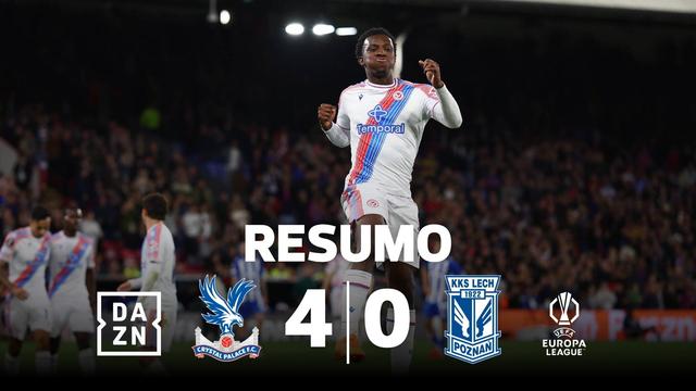 Crystal Palace humilha Lech Poznan na estreia na Liga Europa (resumo)