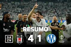 Kokçu decisivo em goleada surpreendente do Besiktas ao Marselha (resumo)