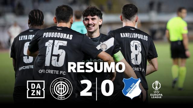 Atenção, Benfica: OFI Creta supera Hoffenheim (resumo)
