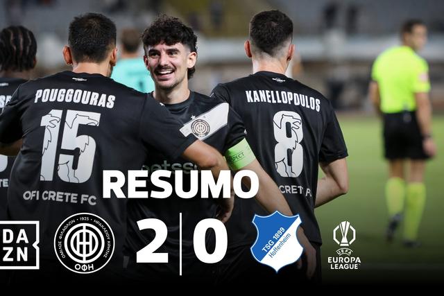 Atenção, Benfica: OFI Creta supera Hoffenheim (resumo)