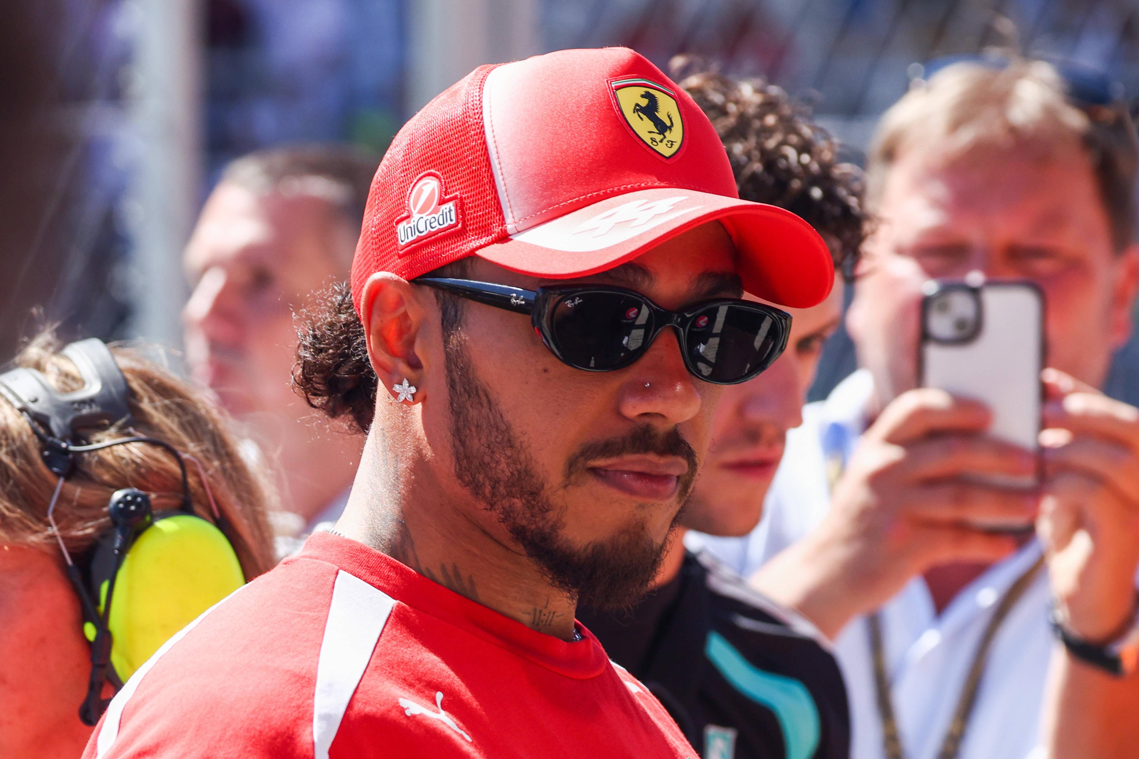 Lewis Hamilton, piloto da Ferrari