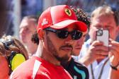 Lewis Hamilton, piloto da Ferrari