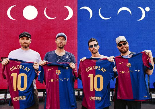 Barcelona revela camisola dos Coldplay para o clássico (foto)