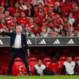 José Mourinho, treinador do Benfica, no Estádio da Luz