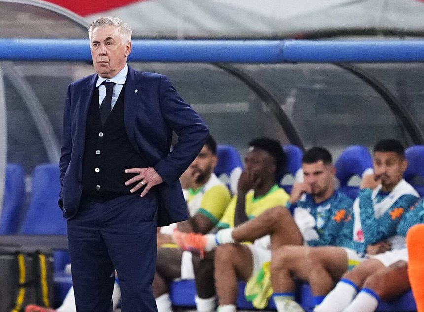 Carlo Ancelotti, selecionador do Brasil, já de olho no Mundial de 2026 - Foto: Imago