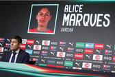 Alice Marques foi a principal novidade da convocatória anunciada por Francisco Neto para os jogos da Seleção Nacional feminina ante os EUA. Foto: FPF