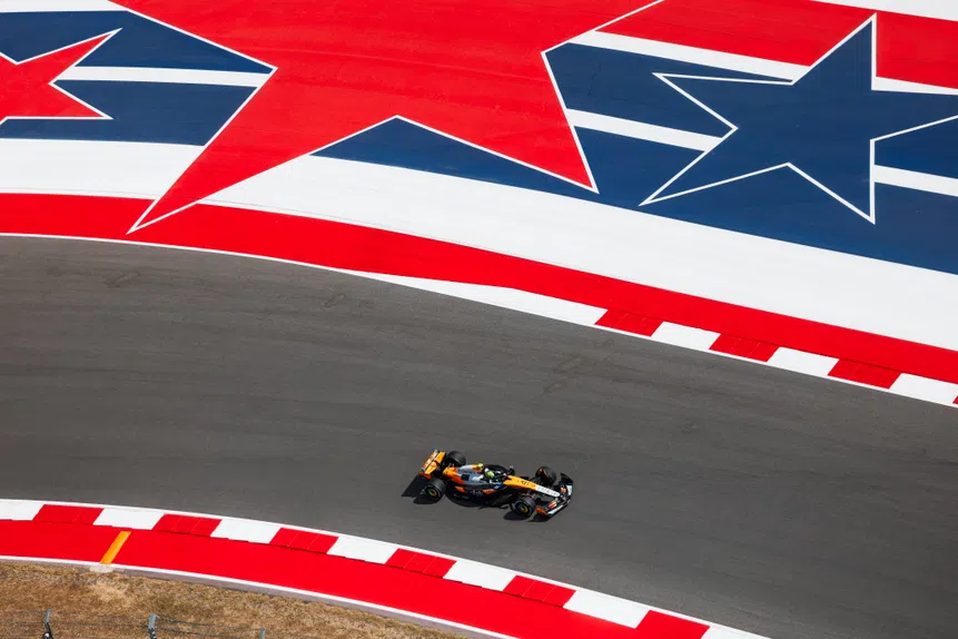 Norris reina em Austin! Que volta!