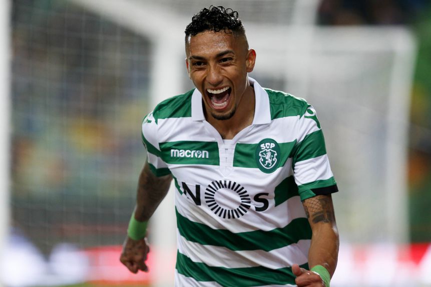 Raphinha esteve no Sporting durante a temporada 2018/19