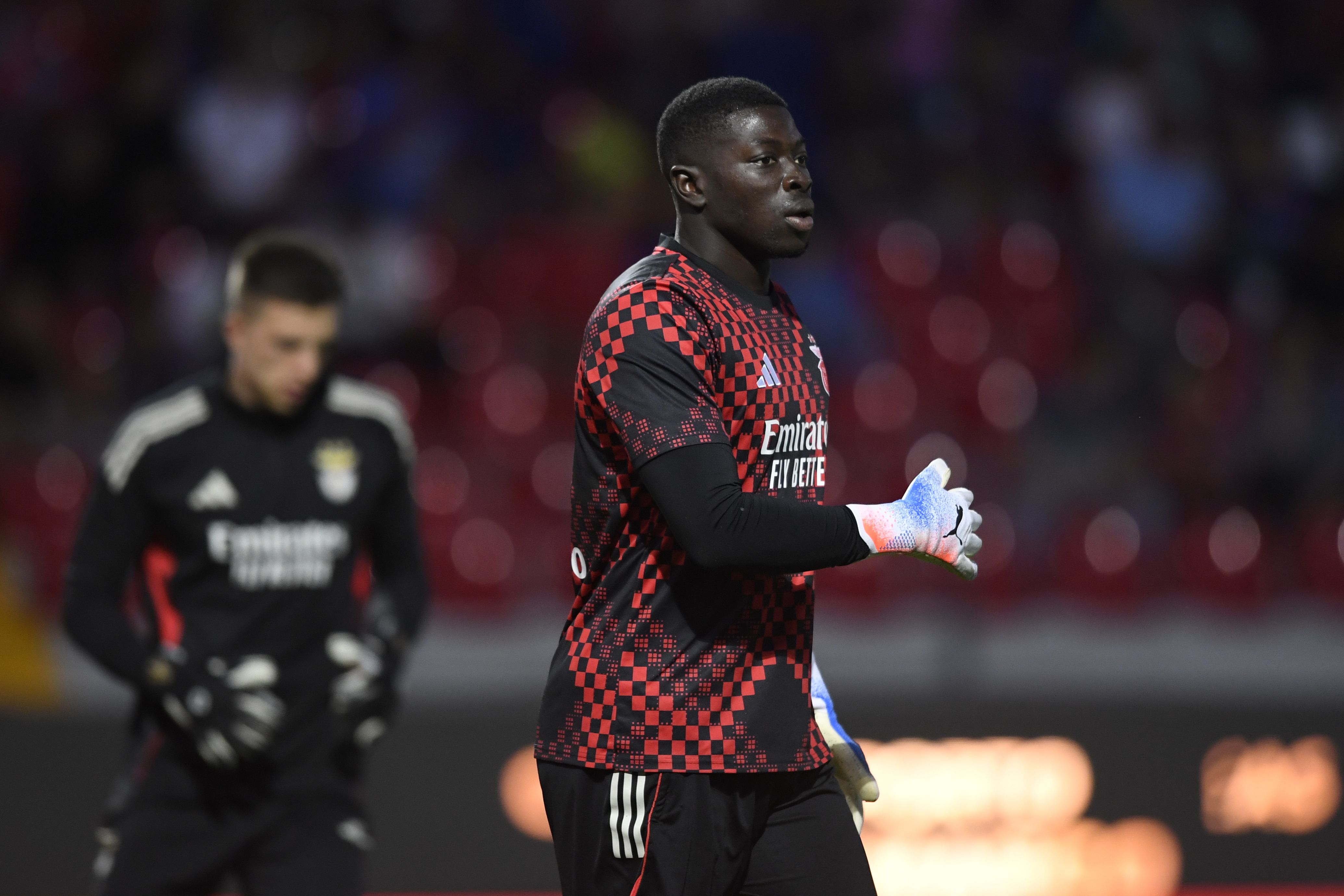 Samuel Soares no aquecimento do Chaves-Benfica - Foto: Miguel Lemos/Kapta+