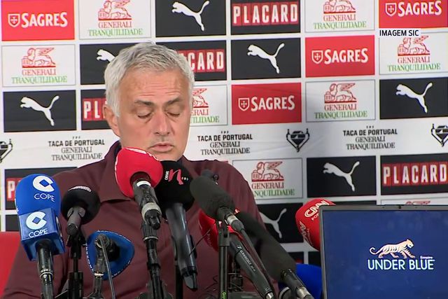 Mourinho recorda a última vez que esteve em Chaves