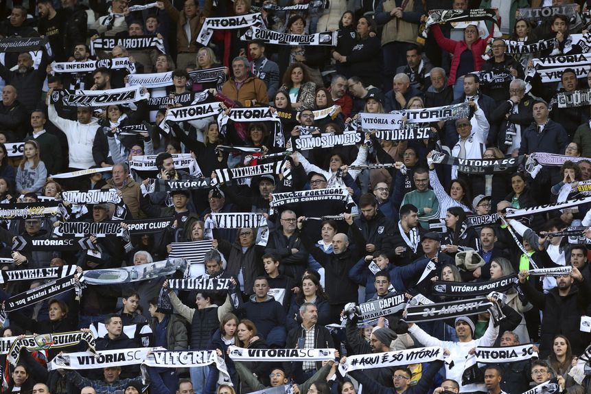 Adeptos do Vitória de Guimarães - Foto: Paulo Santos / ASF