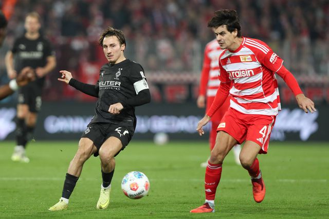 Rocco Reitz do Borussia Monchengladbach e Diogo Leite do Union Berlim