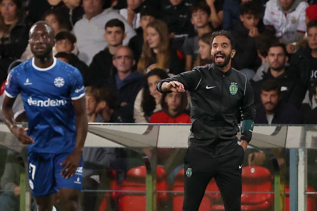 Neste jogo com o Varzim, última queda do Sporting na Taça com equipas de escalão inferior, Ruben Amorim era o treinador leonino - Foto: A BOLA