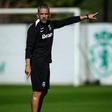 Rui Borges no treino na Academia Cristiano Ronaldo, em Alcochete - Foto: SPORTING CP