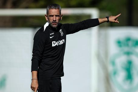 Rui Borges no treino na Academia Cristiano Ronaldo, em Alcochete - Foto: SPORTING CP