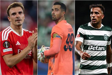 João Palhinha, Diogo Costa e Rodrigo Zalazar