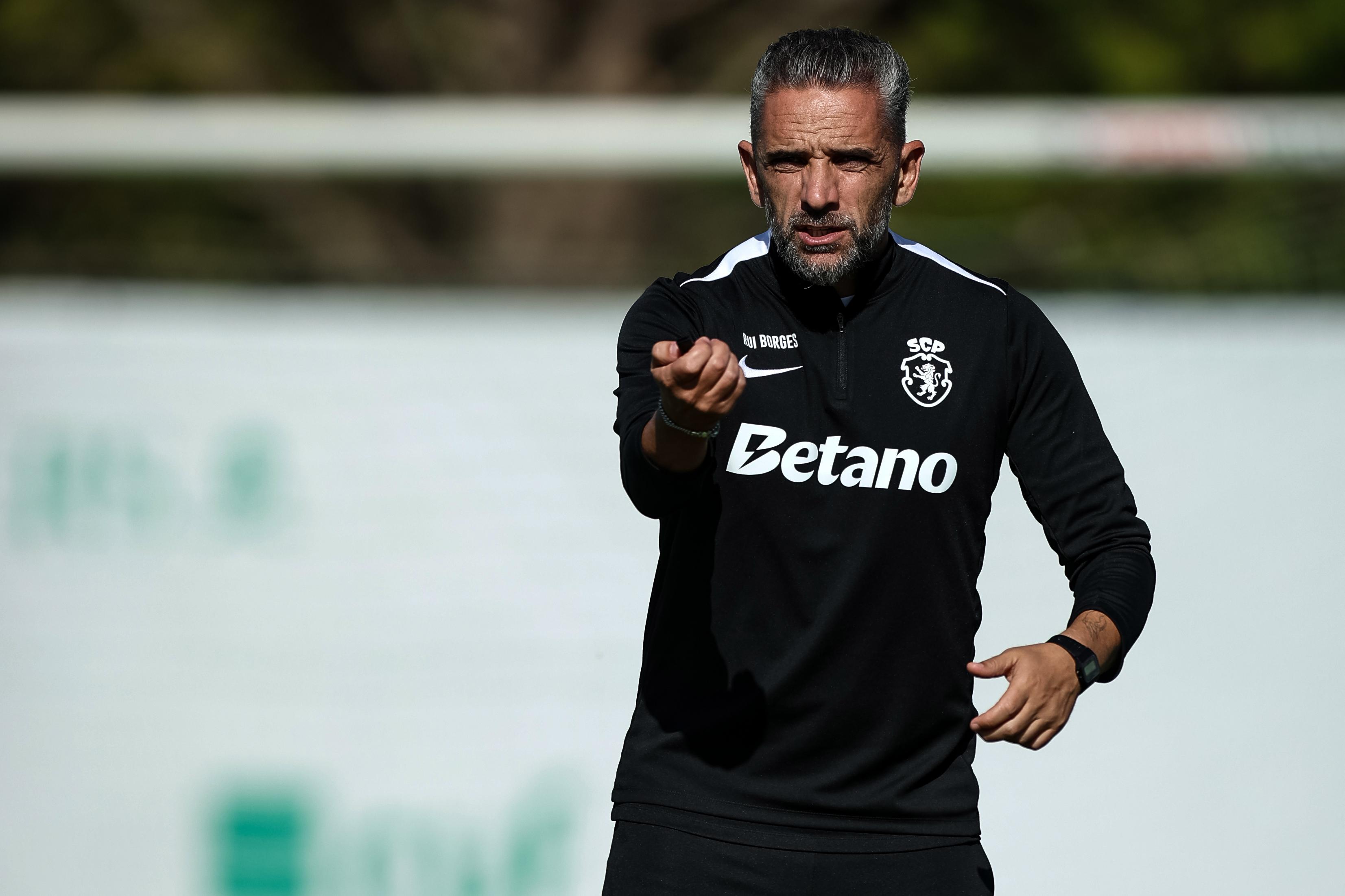 Rui Borges já prepara o encontro com o Ac. Viseu (Foto Sporting CP)