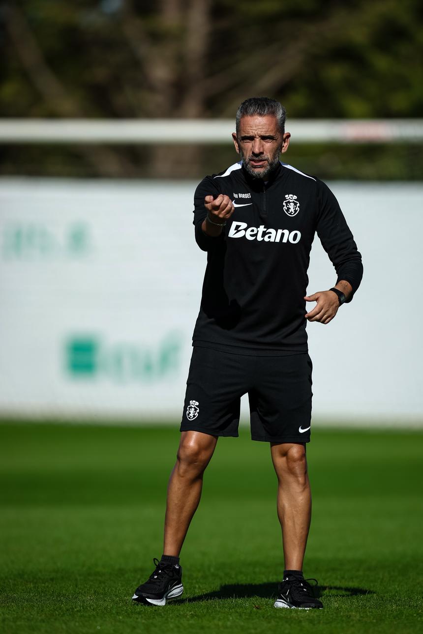 Rui Borges quer continuar boa campanha na Champions - Foto: SPORTING CP