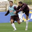 Rui Jorge e Cristiano Ronaldo na Seleção Nacional - foto: A BOLA