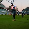 O inevitável Jalen Blesa deu a vitória ao Rio Ave no reduto do Louletano e os nortenhos seguem na Taça — Foto: Rio Ave