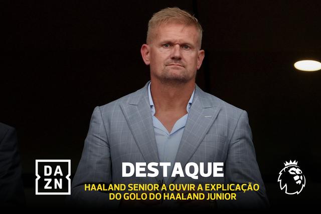 Sr. Haaland aprova (mais um) golo do filho