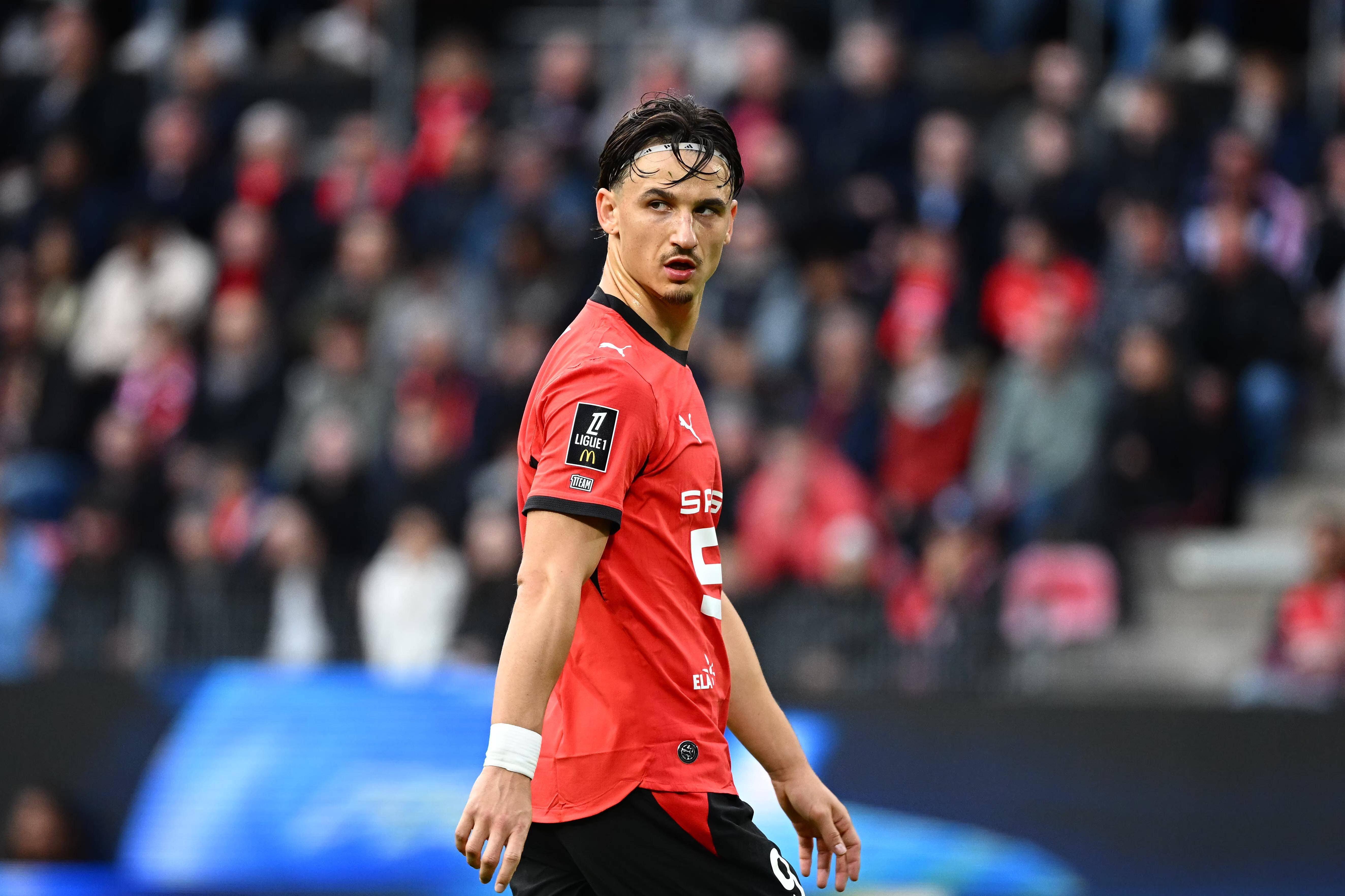 Estebán Lepaul, ponta de lança do Rennes (foto: Imago)