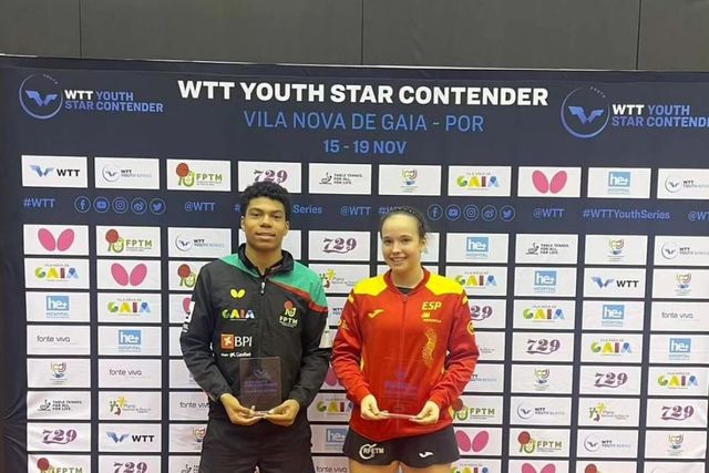 Tiago Abiodun é 'ouro' no WTT Youth Star Contender de Gaia