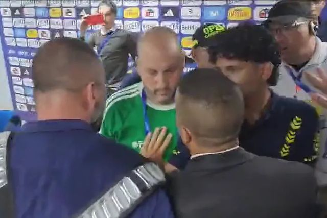 Ambiente aqueceu e houve agressões entre assessores colombianos e brasileiros  (vídeo)