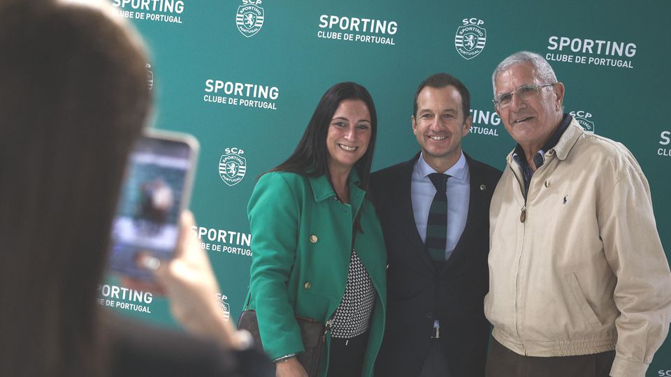 Sporting: Varandas muito acarinhado em cerimónia com sócios (fotogaleria)