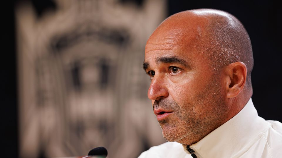Roberto Martínez, selecionador nacional, teve de deixar dois jogadores fora da lista de jogo