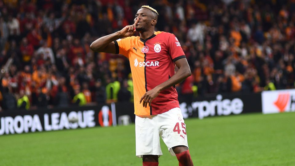 Victor Osimhen conta com 29 golos e cinco assistências em 33 jogos pelo Galatasaray, esta época