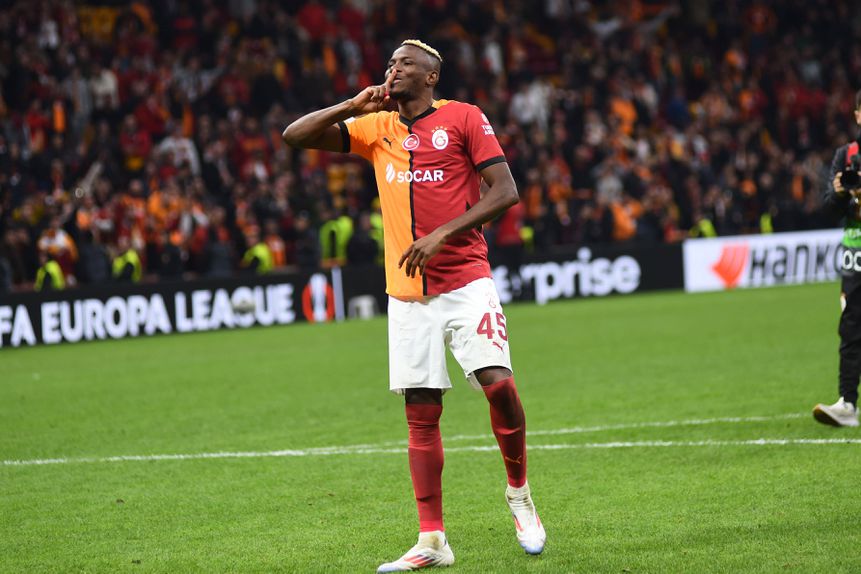 Victor Osimhen conta com 29 golos e cinco assistências em 33 jogos pelo Galatasaray, esta época