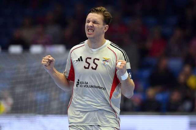 Vailupau, jogador do Benfica de andebol